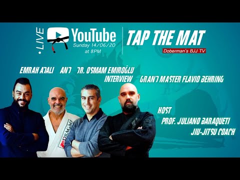 TAP THE MAT - Emrah Adali and Dr. Osman Emiroglu Interview Grand Master Flavio Behring
