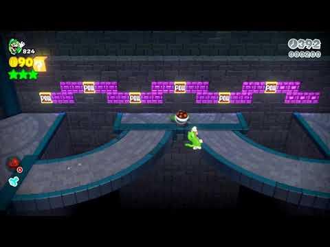 Super Mario 3D World (Switch) 5-5 Speedrun - Time: 20 (Former WR)
