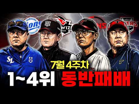 삼성: KT 언제지냐? KT: 삼성 언제지냐? 일요일 동반 패배