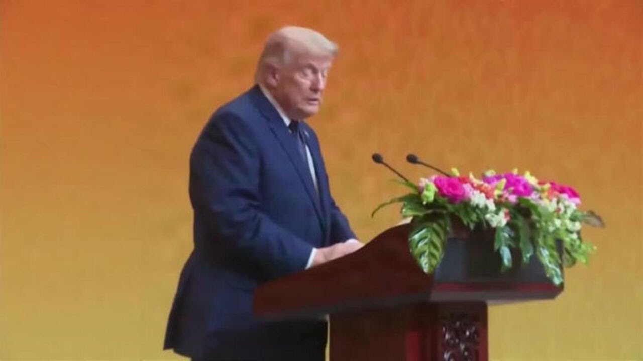 Trump: Voglio ringraziare il mio amico Xi Jinping per questa bellissima giornata