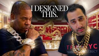 BUSTA RHYMES Gets a CUSTOM GOLDEN DRAGON at TraxNYC!!!