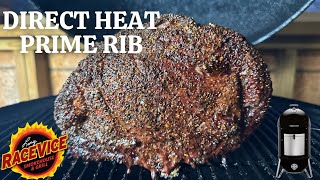 Weber Smokey Mountain Prime Rib Direct Heat | How to Smoke/Grill Prime Rib