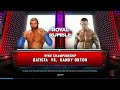 WWE 2K23 FULL MATCH Batista Vs Randy Orton WWE Title Match