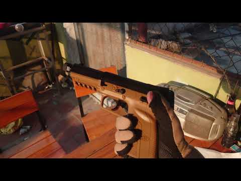 FN Five Seven shell ejecting lazer pistol