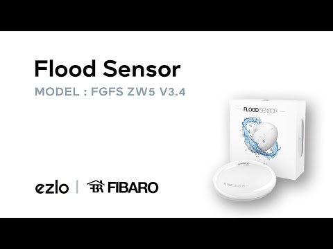 How to pair a Fibaro Flood Sensor FGFS ZW5 V3.4 with Ezlo Hubs?