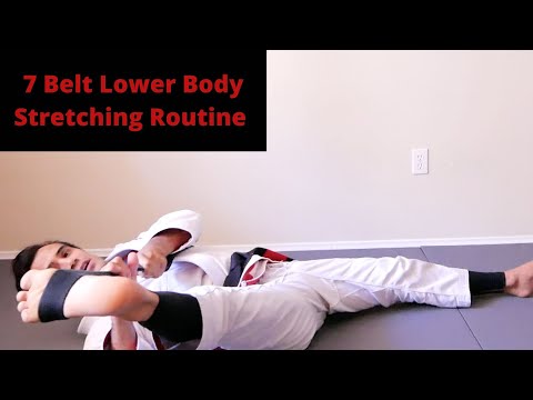 7 Belt Lower Body Stretching Routine  | Cobrinha BJJ