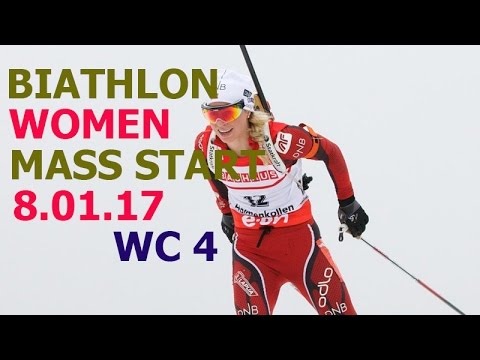 BIATHLON WOMEN MASS START 8.01.2017  World Cup 4 Oberhof (Germany)