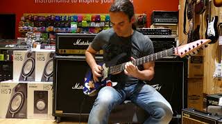 Video thumbnail for ESP LTD SN-25TH Sonic the Hedgehog Guitar II - quick demo by Live Louder