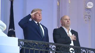 Dana White, Donald Trump exit White House for UFC Freedom 250 on South Lawn