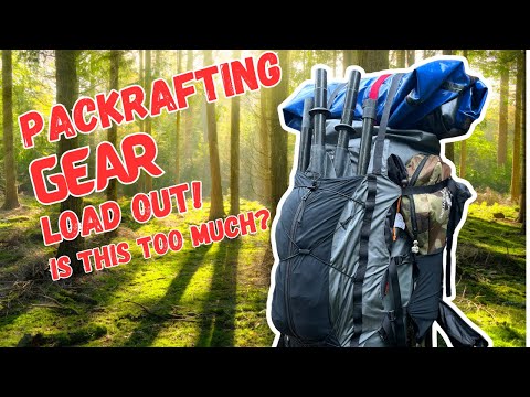 Packrafting Gear load out! for 2 weeks in Scandinavia.
