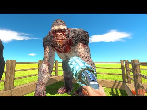 FPS Avatar with Weapons DEATH RUN - Animal Revolt Battle Simulator