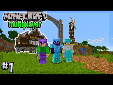 A NEW BUILDING in Minecraft Multiplayer Survival! - Episode 1!