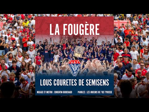 " LA FOUGÈRE " PAR LES JOUEURS DE L'US TYROSSE RUGBY !