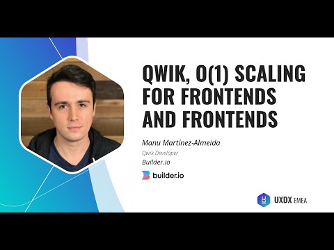 Qwik, O(1) Scaling for Frontends and Frontends