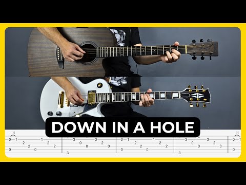 Down In A Hole - Alice In Chains | Tabs | Guitar Lesson | Cover | Tutorial | Solo | All Guitar Parts