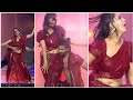 Actress Neha Gowda Hot Rain Dance Rare Saree Navel Slip Hot Belly Expose Dance Hot In Dance Show