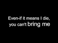 Suicidal Tendencies-You Can´t Bring Me Down (Lyrics)