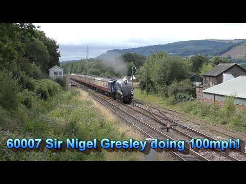 60007 Sir Nigel Gresley doing 100mph!