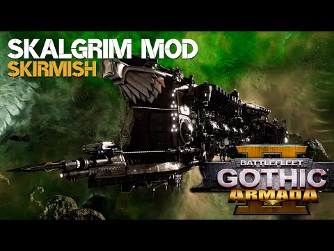 IRON WARRIORS vs BLOOD ANGELS | Skalgrim Mod Skirmish | Battlefleet Gothic: Armada 2