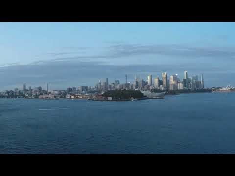 Thumbnail for Early morning arrival into Sydney on the Royal Princess, February 2025  -  time lapse