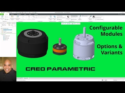 Creo Parametric - Configurable Modules - Options Modeler