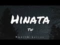 TIF - HINATA Lyrics