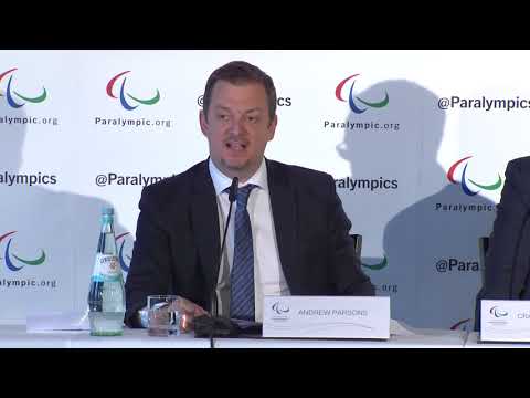 IPC President Andrew Parsons | 2019 IPC Russia Press Conference