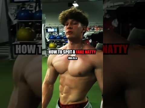 HOW TO SPOT A FAKE NATTY! 🤡 #naturalbodybuilding #nattyornot #fit #gym #physique #gymmotivation #yt