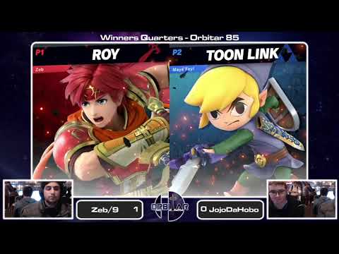 Zeb/9 (Roy) vs. JojoDaHobo (Toon Link) - Orbitar 85 -  Winners Quarters