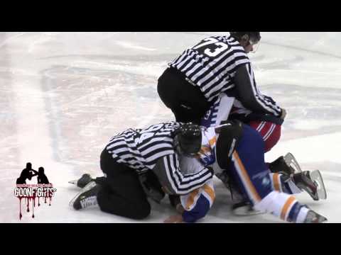 Steve Bosse Vs Thomas Bellemare LNAH Dec 21st Laval Predateurs Vs Trois Rivieres