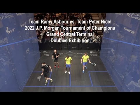 2022 ToC Squash Doubles Exhibition - Team Ramy Ashour vs. Team Peter Nicol