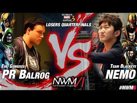 NWM6 UMvC3 Top16 LQF - EG PR Balrog (WOL-DRD-VER) vs BE|NEMO (NOV-STR-SPE)