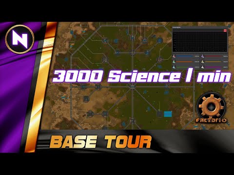 Factorio Reverse Megabase | Base Tour and Review