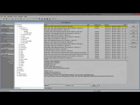 LCA with SimaPro 8: Tutorial 1