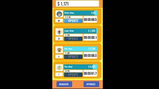 Idle Tycoon fortune: Cash Business Clicker - My first few minutes in game