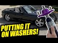Throwing The Miata NB Project Car On Washers We Did It So You Don T Have To ON WASHERS