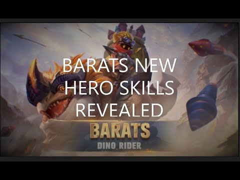 MLBB NEW HERO BARATS AND DETONA SKILLS - MOBILE LEGENDS BANG BANG NEW HERO