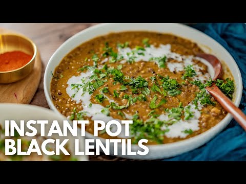 Oil-free Instant Pot Black Lentils: Quick And Easy Recipe | Anti-Inflammatory Diet