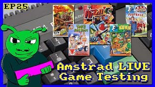 Amstrad Game Testing LIVE Ep25 Feat Puzznic & Yogi Bear (RE-UPLOAD)