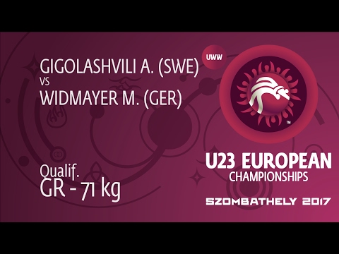 Qual. GR - 71 kg: M. WIDMAYER (GER) df. A. GIGOLASHVILI (SWE), 4-1