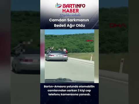 Otomobilin Camından Sarkmanın Bedeli Ağır Oldu #bartın #haber #sondakika #news