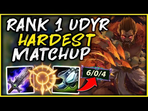 #1 UDYR WORLD HOW TO DEAL WITH THE HARDEST COUNTER-PICK - League of Legends