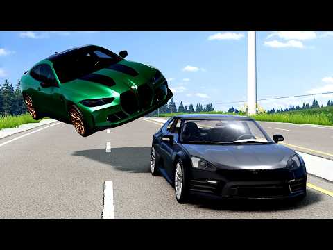 High Speed Traffic Car Crashes #261 - BeamNG Drive | CrashBoomPunk