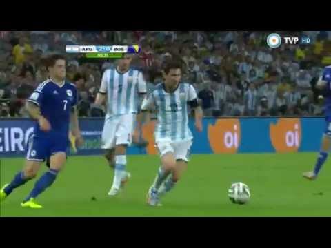 Gol de messi narracion argentina ARGENTINA 2-1 BOSNIA