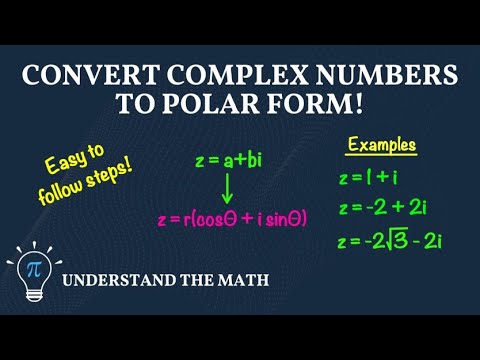 How to Write Complex Numbers in Polar Form | Step-By-Step Examples