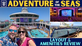 🚢 Adventure of the Seas Cruise Ship Layout & Amenities REVIEW | Royal Caribbean 🧭