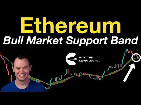 Ethereum Falls Below Its Bull Market Support Band