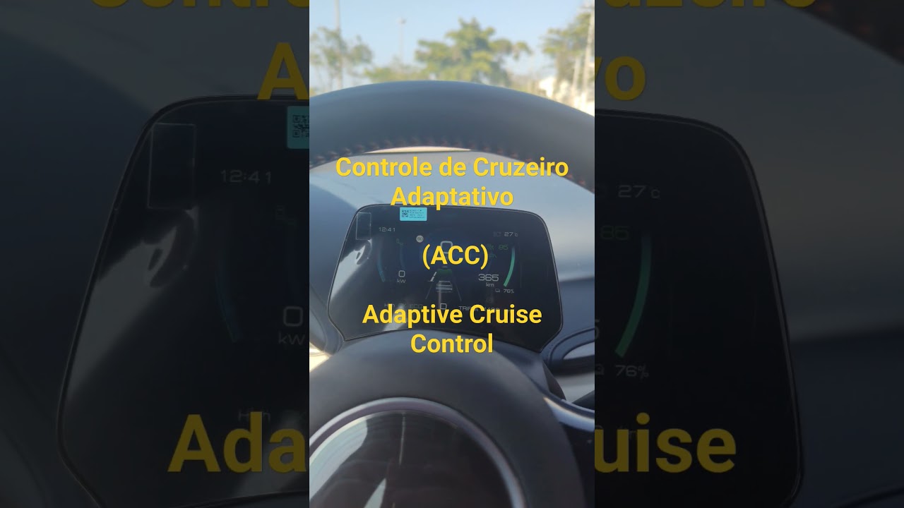 Controle de cruzeiro adaptativo (ACC) em carros elétricos: o que é, como funciona e por que faz diferença