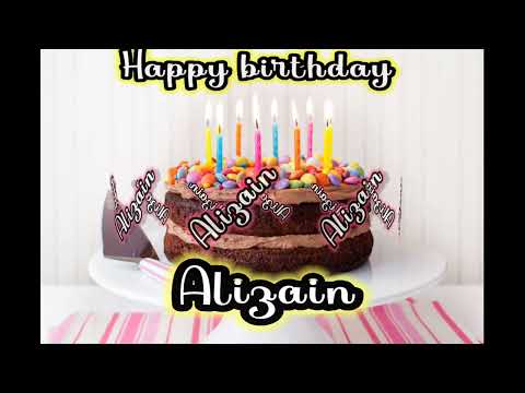 Alizain birthday songs with name #alizain #birthdaysongwithname #birthdaysong