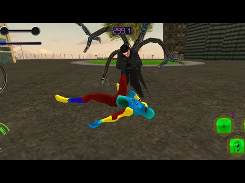 Flying Spider Web Hero City Battle | Amazing Frog Rope Web Hero Flying power hero 2021 - GamePlay